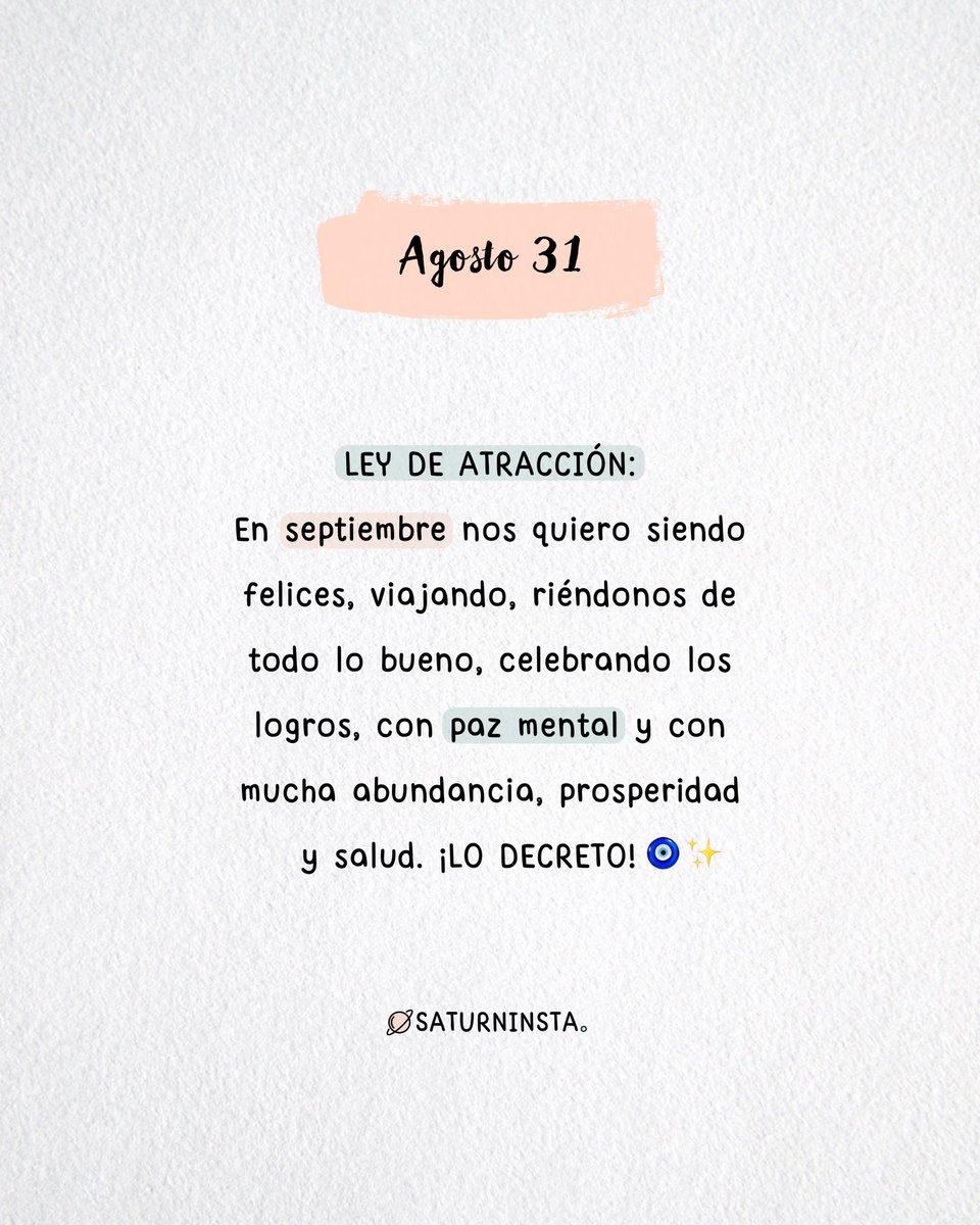 Adiós agosto, gracias por todo. 🙏🏻
