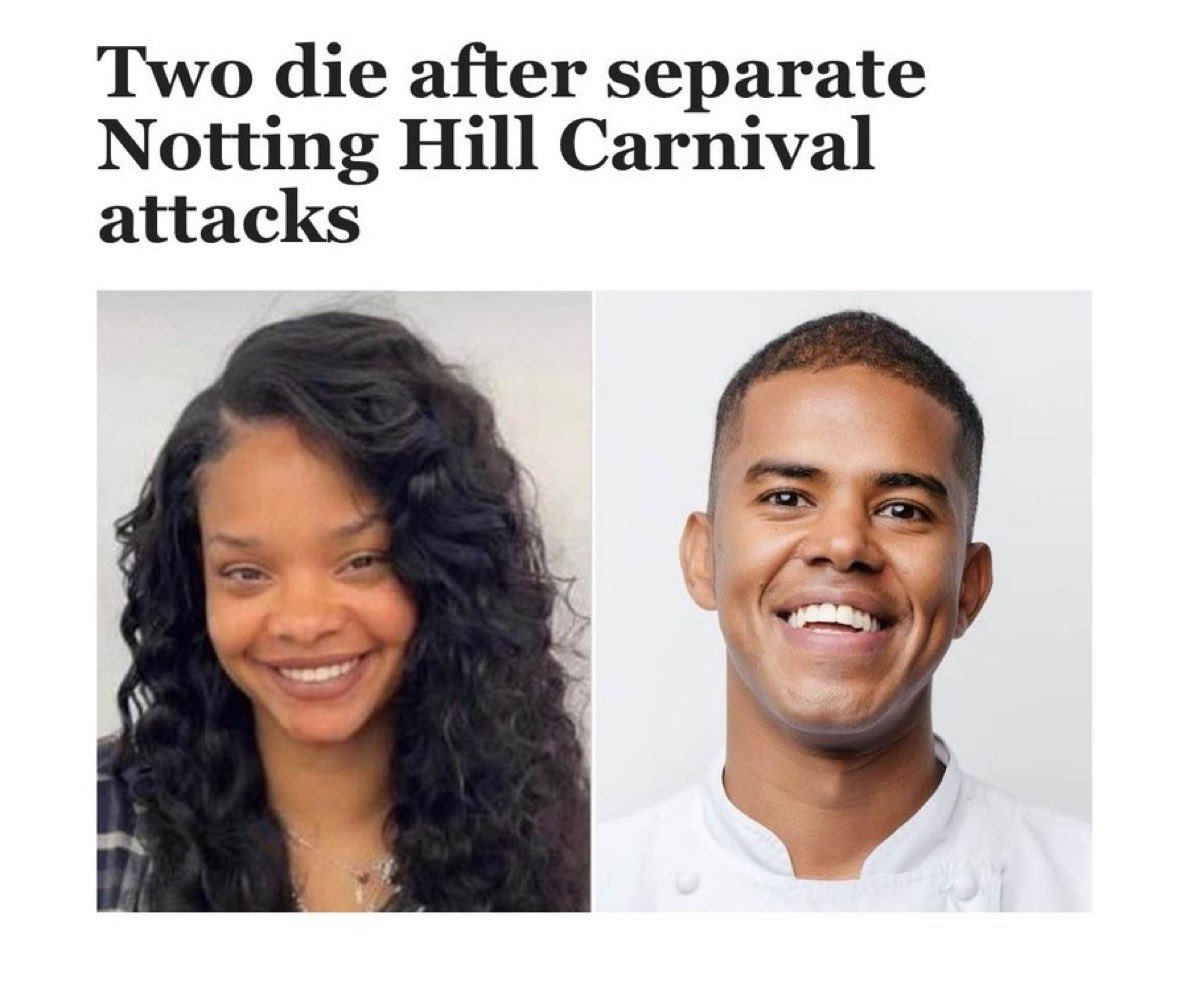 I’m sickened. …. First and foremost for their death,  2 lives stolen. then the vile attacks for expressing concern about them.. ZERO condemnation from <a href="/MayorofLondon/">Mayor of London, Sadiq Khan</a> or <a href="/Keir_Starmer/">Keir Starmer</a> who literally only said positive things.  2 people are dead.  One leaves a 3 year old 😩😩😩