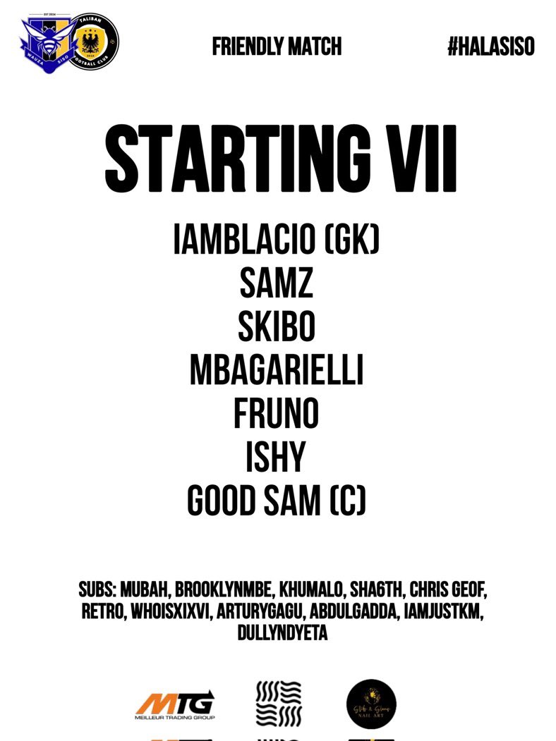 WAUZASISOFC's tweet photo. OUR STARTING VII https://t.co/TPpKoNyE3t