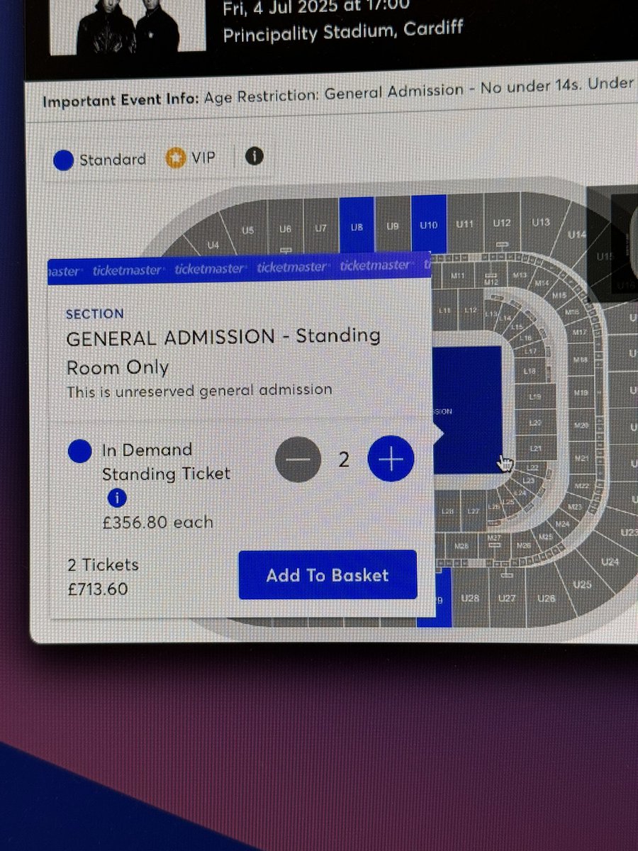 Bradwendes's tweet photo. @oasis @Ticketmaster @Twickets Nah, it’s not touts, just @TicketmasterUK selling them at massively inflated prices themselves 👍 https://t.co/o2MWV5VdsS