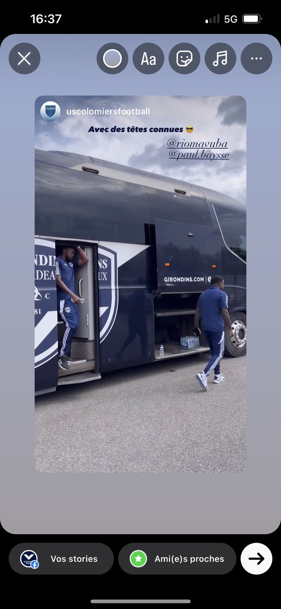 Girondins4ever's tweet image. Le bus des Girondins existe toujours pour info. Il est à Colomiers pour le match de la réserve ;)