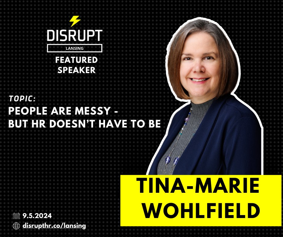 Tina-Marie Wohlfield (She/Her) (@tmwohlfield) on Twitter photo Kicking off the fall #HREvent season next Thurs at <a href="/DisruptLansing/">DisruptHR Lansing</a> 4.0 #SOLDOUT #HRSharing is #HRCaring #🔥🔥🔥 Kicking off the fall #HREvent season next Thurs at <a href="/DisruptLansing/">DisruptHR Lansing</a> 4.0 #SOLDOUT #HRSharing is #HRCaring #🔥🔥🔥