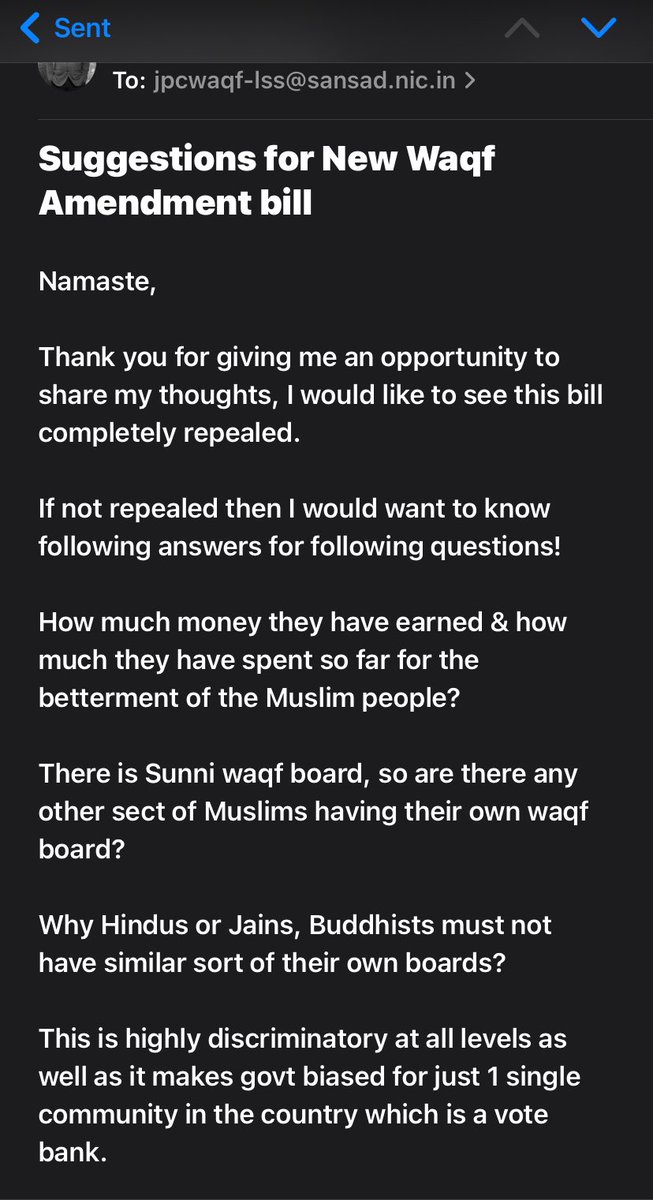 itsmittalHim's tweet image. I have submitted my response!

#RepealWaqfAct