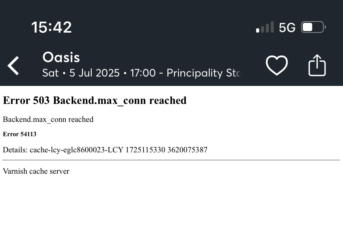 swhiteley's tweet photo. Nearly 7 hours trying to get a ticket. I have 1 ticket standing for Cardiff, I’m on the payment page, all signed in and it won’t go through then crashes. This is ridiculous!!! #Ticketmaster #Oasis https://t.co/hzzW3Pp1iL
