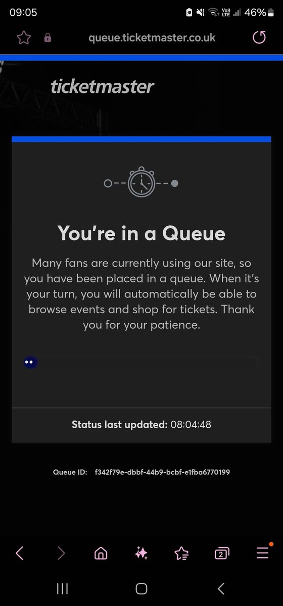 JennieSmalls84's tweet photo. #Oasis25 @oasis #Ticketmaster 
Absolute shambles I've spent nearly 7 hours of life trying to get tickets. Been kicked out twice. Got all the way to the end and then an error. Honestly what the hell. On my life I give up I tried. https://t.co/6duClyW8TH