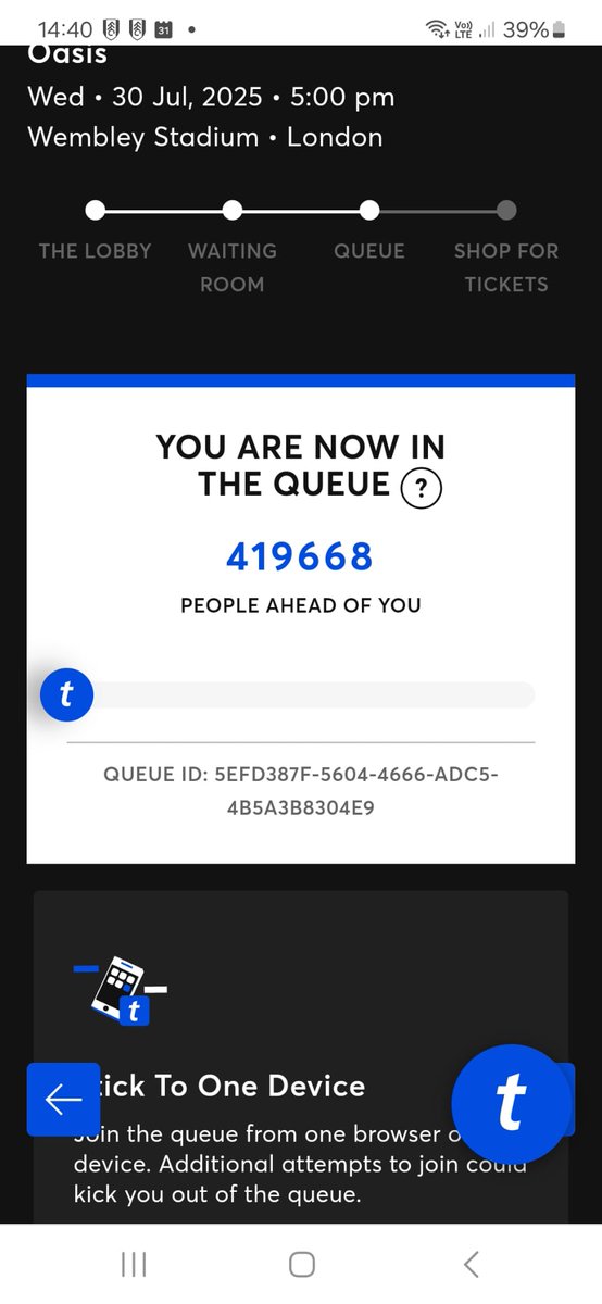JennieSmalls84's tweet photo. #Oasis25 @oasis #Ticketmaster 
Absolute shambles I've spent nearly 7 hours of life trying to get tickets. Been kicked out twice. Got all the way to the end and then an error. Honestly what the hell. On my life I give up I tried. https://t.co/6duClyW8TH