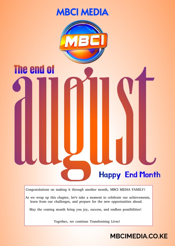 MBCITVKENYA's tweet image. "๐ท MBCI MEDIA FAMILY, we've made it through another month! ๐ท Let's celebrate our achievements and gear up for the opportunities ahead. Together, we're Transforming Lives!
#mbcimedia #EndmonthVibes #TransformingLives