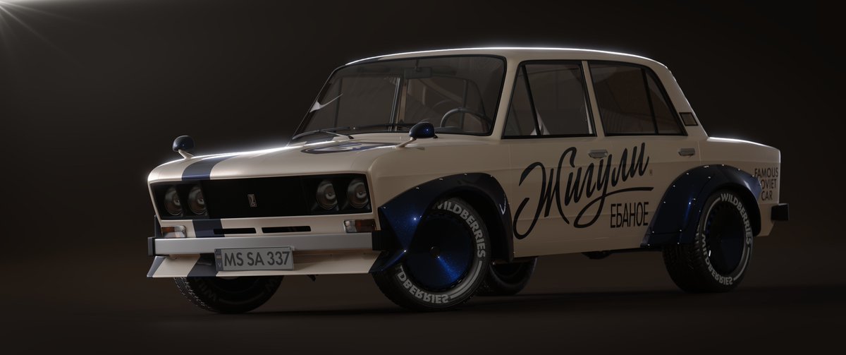 21verfassen12's tweet photo. Finally I can show you what I've done. I hope you like it. You can see more here -- https://t.co/OeBx3gZcFD
#Blender #3d #Rendercycles #Blendercar #3dcar #Soviet #Vaz2106 #cinematic #hardsurface #Vehicles #Automotive https://t.co/EtlAEvDe08