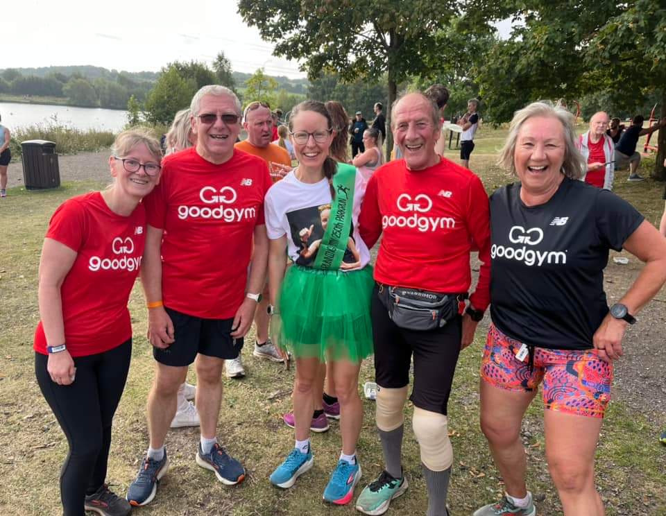 Celebrating Sarah's 250th parkrun @Poolsbrookparkrun <a href="/goodgym/">GoodGym</a> 

#dogoodgetfit #ggleicester #goodgym #parkrunuk #ukrunchat