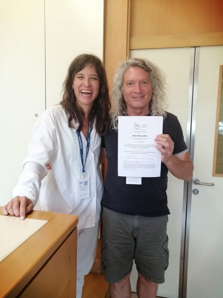 Next midterm of RN Sociology of the Arts will happen in Barcelona <a href="/PolitiquesUAB/">Facultat de Ciències Polítiques i deSociologia UAB</a>  Sept 4-5th'25, save the date! Thanks Chris Matthieu and tthe Board for trusting  me as coordinator, together with vice-coordinator Paula Guerra and new members of the board. #ESA2024 <a href="/ESA_Sociology/">European Sociological Association</a>