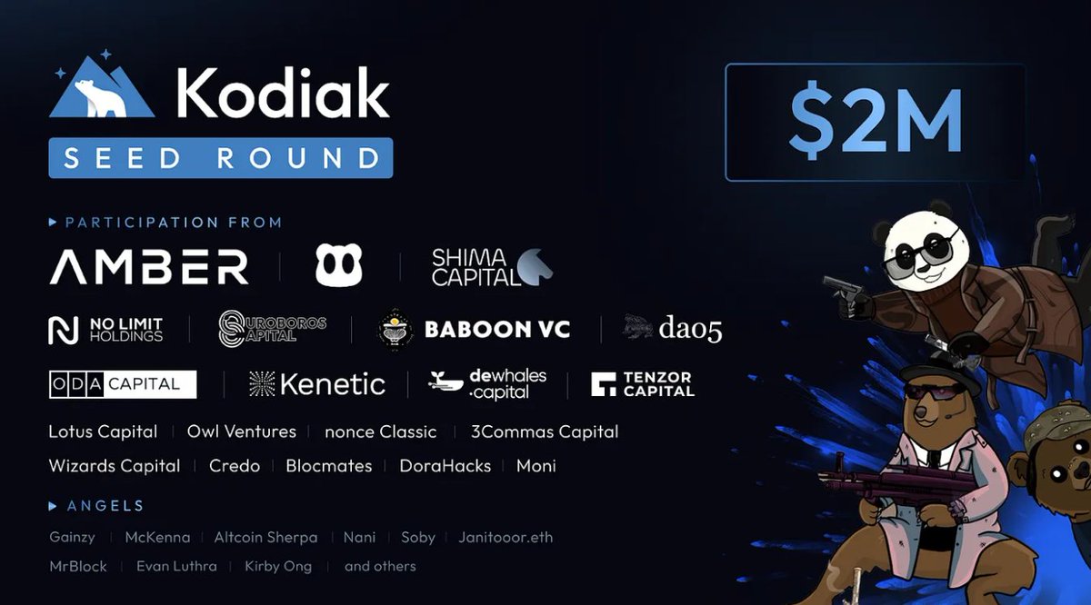 MrBeison™︎ (@mrbeison) on Twitter photo Kodiak (<a href="/KodiakFi/">Kodiak</a>) is a revolutionary project that brings Concentrated Liquidity and Automated Liquidity Management to #Berachain 🐻⛓, offering a groundbreaking DEX!
The Four Features Provided by Kodiak
Kodiak offers the following four features on its unique platform. I’ll Kodiak (<a href="/KodiakFi/">Kodiak</a>) is a revolutionary project that brings Concentrated Liquidity and Automated Liquidity Management to #Berachain 🐻⛓, offering a groundbreaking DEX!
The Four Features Provided by Kodiak
Kodiak offers the following four features on its unique platform. I’ll