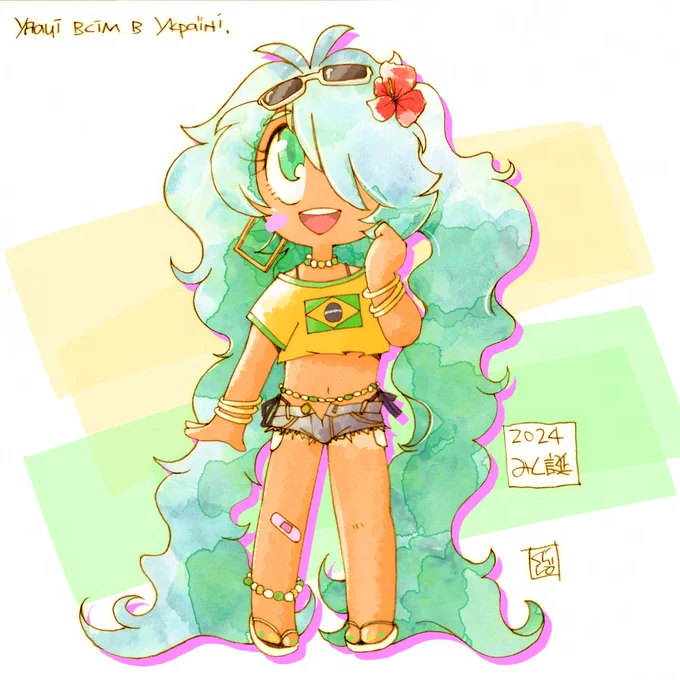 起きてるうちは今日だよね(・×・)(遅刻)#初音ミク #初音ミク生誕祭2024 