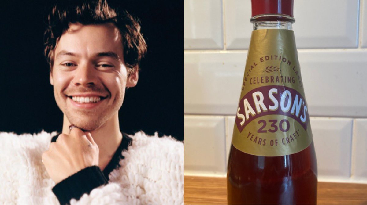 Harry Styles reveals he’s planning a massive party to celebrate the 230th anniversary of Sarson’s Vinegar - details to follow