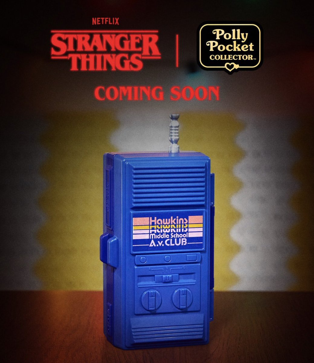 🚨| Stranger Things x Polly Pocket launches 9/3!!