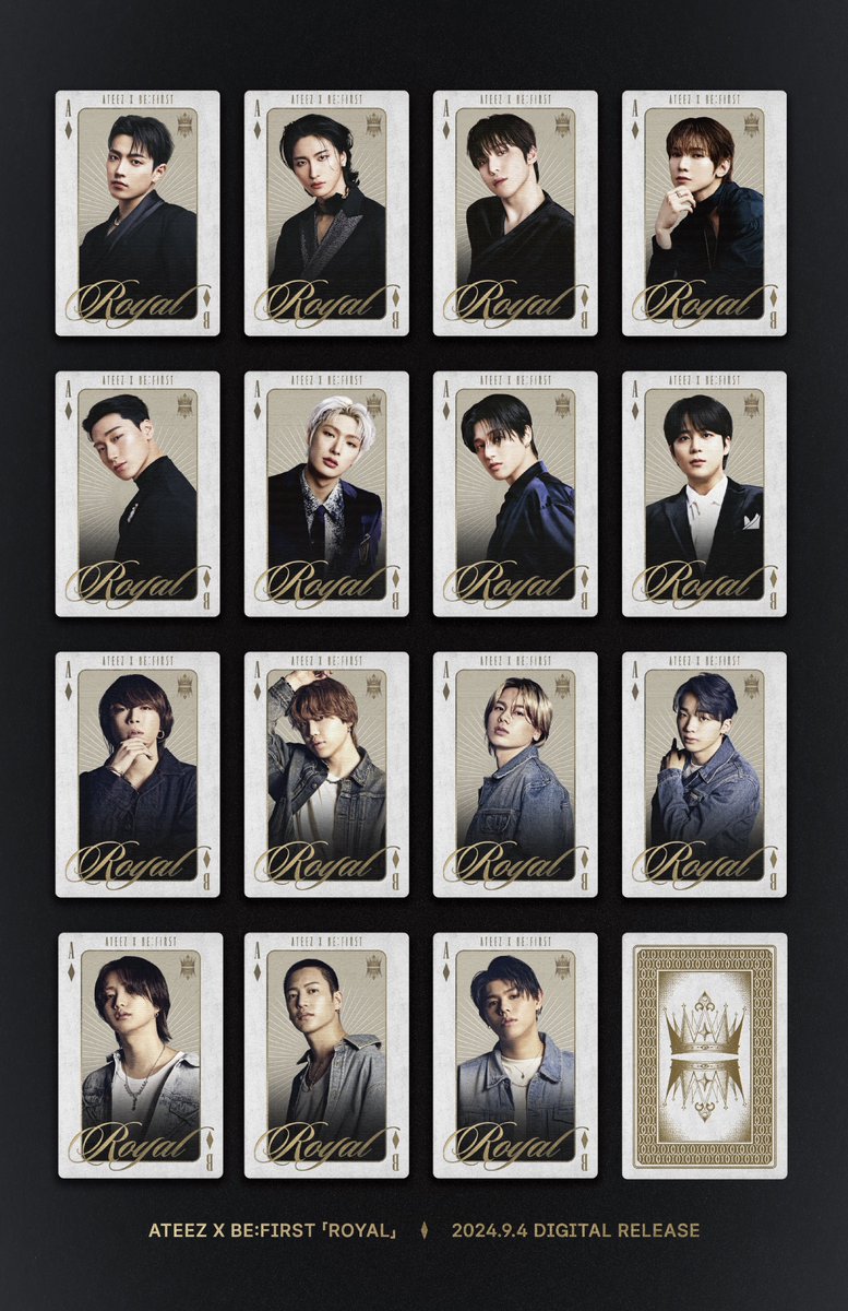 ATEEZofficialjp's tweet image. [📢] 2024.09.04 Digital Release
ATEEZ X BE:FIRST  'Royal'

ateez-sp.com

#ATEEZ_BF_Royal
#ATEEZ #BEFIRST