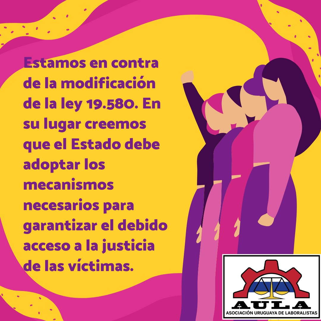 AulaAlal's tweet photo. En el marco de la discusión parlamentaria de las modificaciones a la Ley 19.580. Desde el intercambio colectivo y la formación en el tema,  compartimos nuestra posición al respecto. 
#ley19580 https://t.co/teVfImGYSL