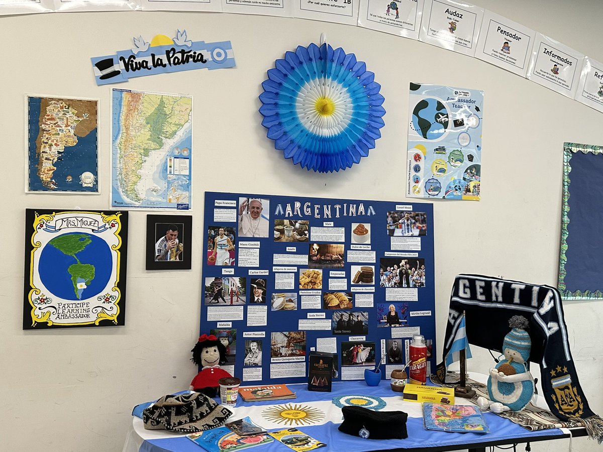 Mi cultural corner this year. It’s one of the excited moments at the beginning of a new school year. I love being an Ambassador of my country. Thank you <a href="/ParticipateLrng/">Participate Learning</a> for letting me do that!