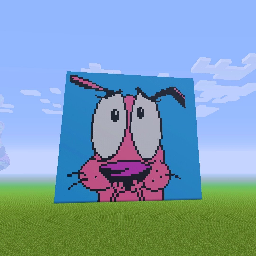 TertianBird's tweet photo. Some pixel art from my last couple Minecraft streams 🤗 https://t.co/hItAWujQFH