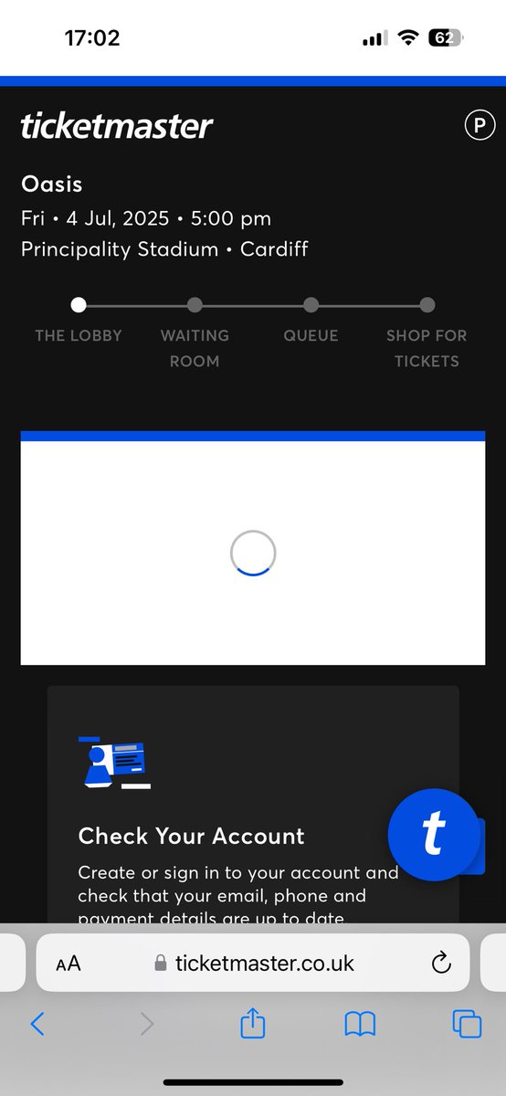 Over 5 hrs in the queue starting at position 238,766. I finally get to the end of the queue… only to be told that my session has expired due to inactivity. Sent back to the start of the queue. Try harder, <a href="/Ticketmaster/">Ticketmaster</a>. Try harder…#Oasis #oasis2025 <a href="/TicketmasterUK/">ticketmasteruk</a> #Ticketmaster