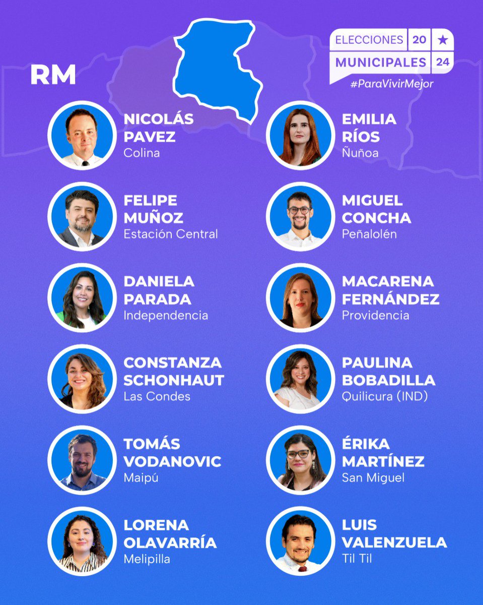 🇨🇱 Ya encaminados a las próximas Elecciones Regionales y Municipales de octubre 2024, presentamos nuestras candidaturas a alcaldías, para llevar nuestro proyecto a más lugares de Chile, trabajando por un país más justo y más libre. ¡El Frente Amplio avanza! ✊