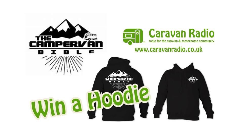 Win a Hoodie with caravanradio.co.uk/hoodie enter online and keep listening to find out more. #radio #caravan #motorhome #win