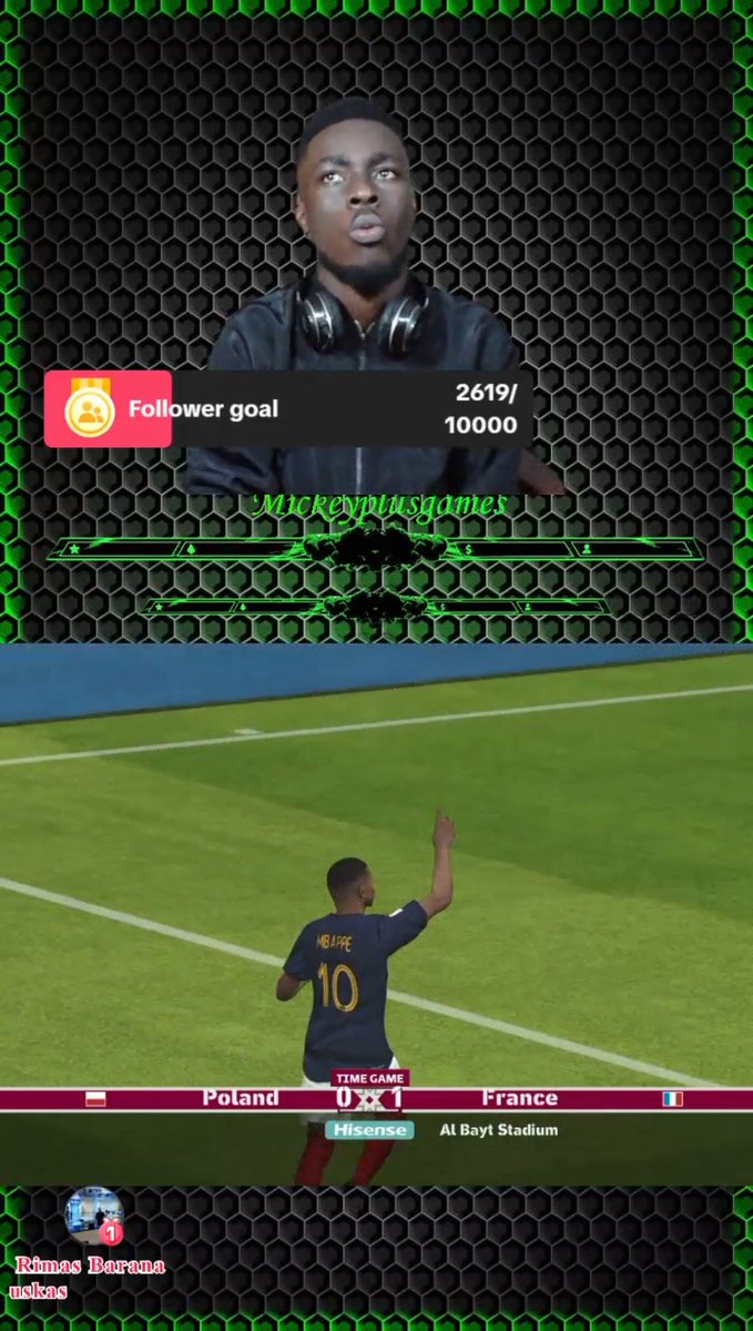 mickeyplusgames's tweet image. Mbape is something else. 
youtube.com/shorts/aHeadK7….
#eFootball2024 #mbape #mickeyplusgames #pc #pcgaming 
Games efootball efootball 2024