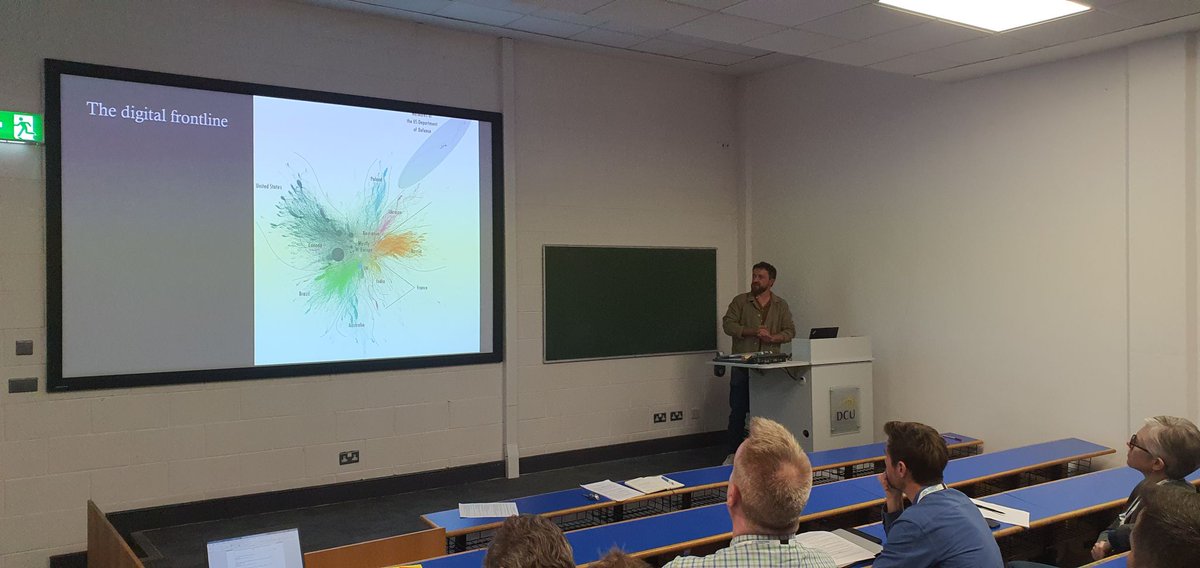 <a href="/GGlasze/">Georg Glasze</a>  and I would like to thank our colleagues for the 11 fascinating “#PoliticalGeographies of #DigitalTransformations” panel presentations we organized during <a href="/igc2024dub/">@IGC2024Dub</a>.. Great discussions and new ideas for future research.  <a href="/geode_science/">GEODE - Géopolitique de la datasphère</a> <a href="/IFGeopolitique/">Institut Français de Géopolitique</a>