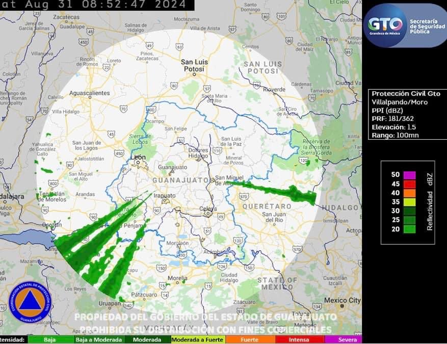 pcguanajuato's tweet photo. #ClimaGTO Se pronostican lluvias fuertes en el Estado de #Guanajuato. ⚠️⛈️☔️

Más detalles aquí 👇🏽
https://t.co/j7klzEjZuU

@gobiernogto @diegosinhue @SeguridadGto @AlvarCdeV https://t.co/4y8p0U12K9