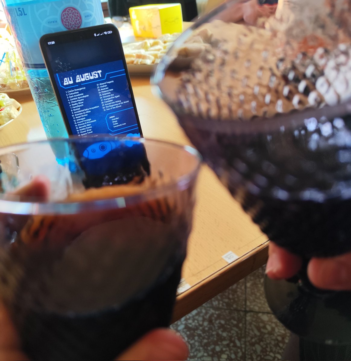 This year, we're celebrating AU-gust outside, so excuse the silly photo please!

Thank you for participating and celebrating AUs with us! It has been fun, like always, and we can't wait to see you again next year! 💕