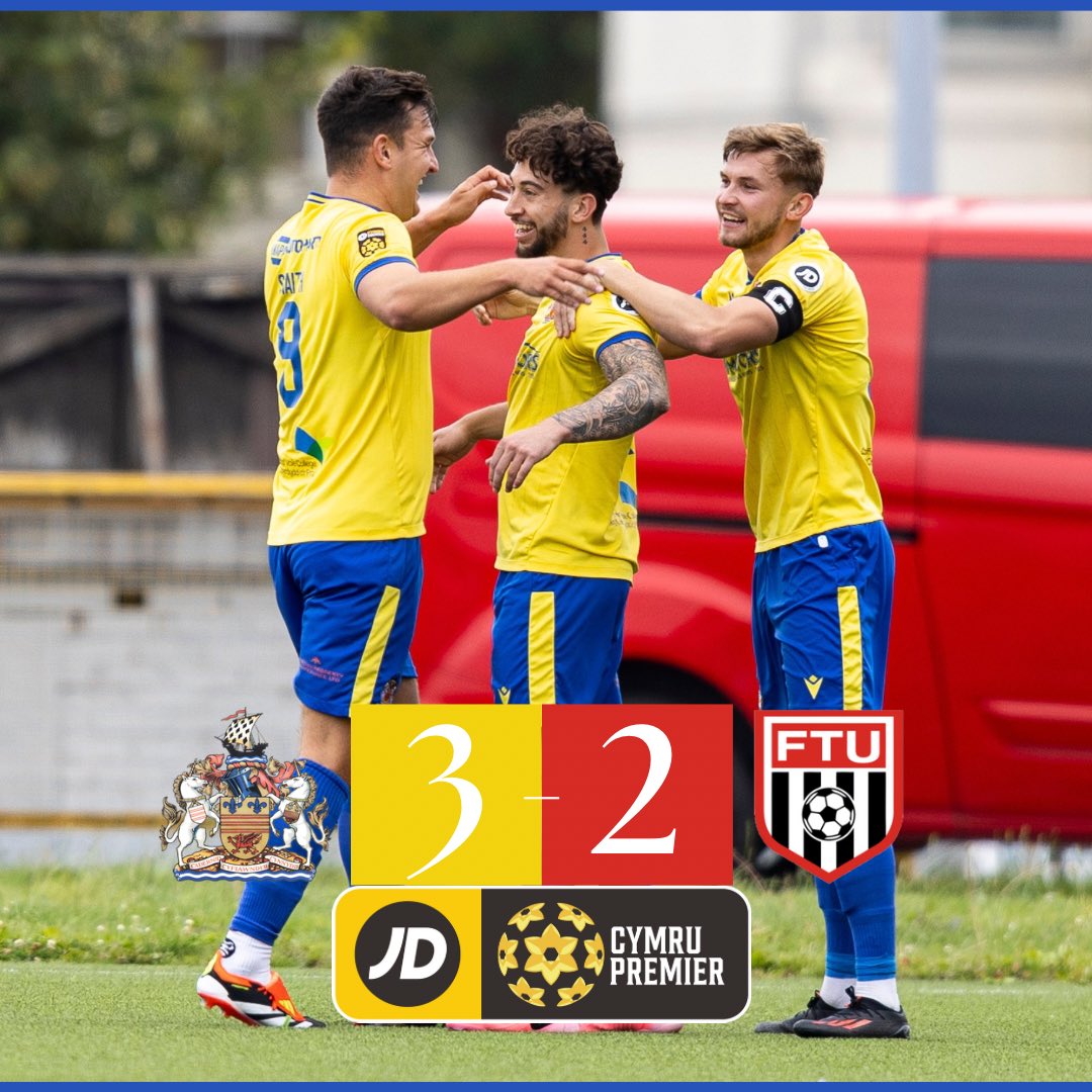 THREE POINTS FOR THE TOWN!!!  

 COME ONNNNN💛💙