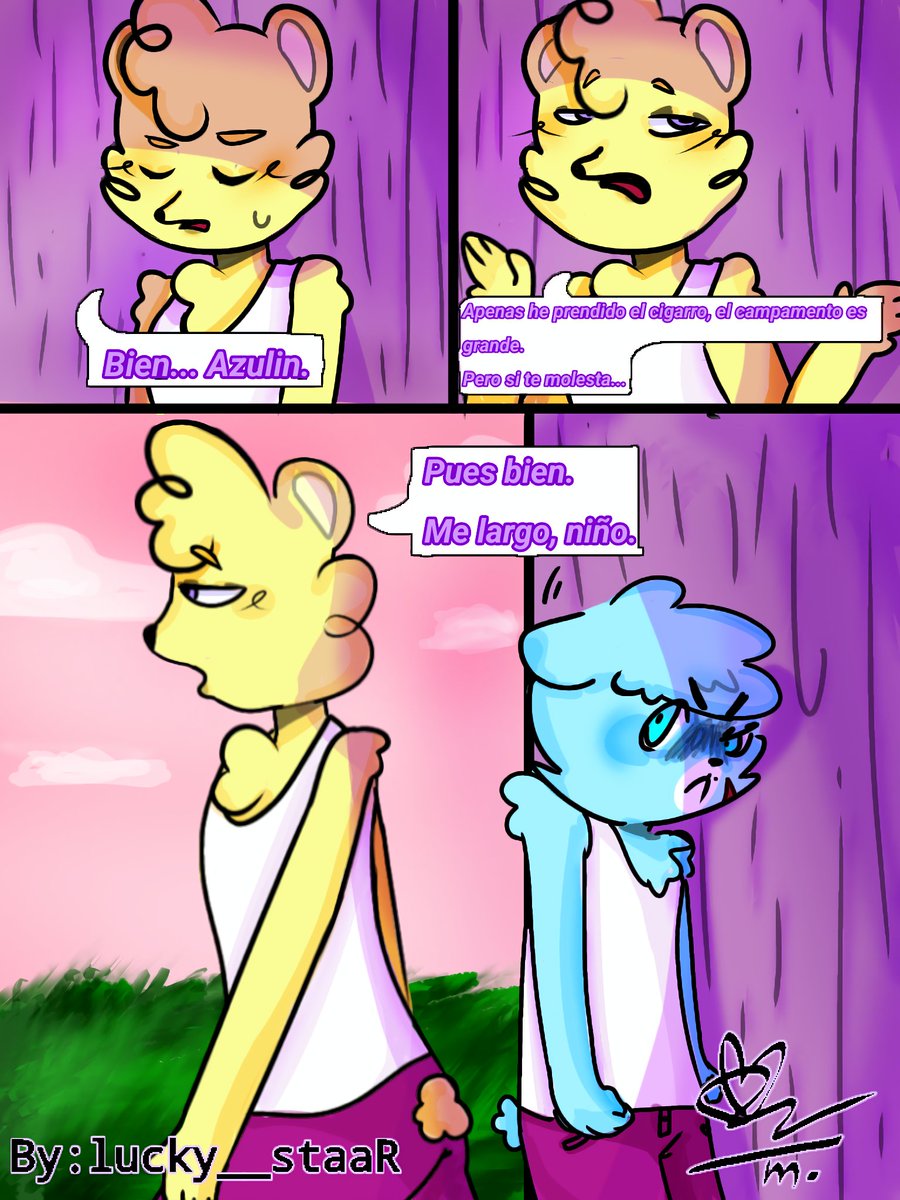 lucky__staaR's tweet photo. Parte 4.
Q pocos diálogos jsjsj, pero prepárense se viene angst ✨

#Unicornwars 
#UnicornWarsfanart 
#azulinxcoco
#cocoxazulin https://t.co/NjVKnVpCwH