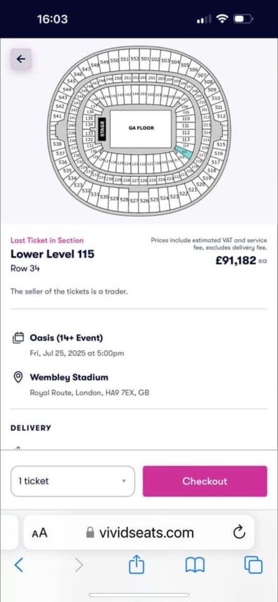 £92,000 <a href="/oasis/">Oasis</a> <a href="/TicketmasterUK/">ticketmasteruk</a> <a href="/Twickets/">Twickets</a>  seriously 😡