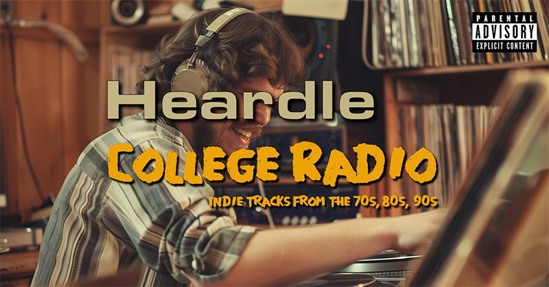 The wait is over!

After what seems like an age, #Heardle College Radio (tracks from the 70s, 80s, &amp; 90s) is now live!

If you know your Aztec Camera from your Bauhaus, put your musical knowledge to the test.

Play at HeardleDecades.com