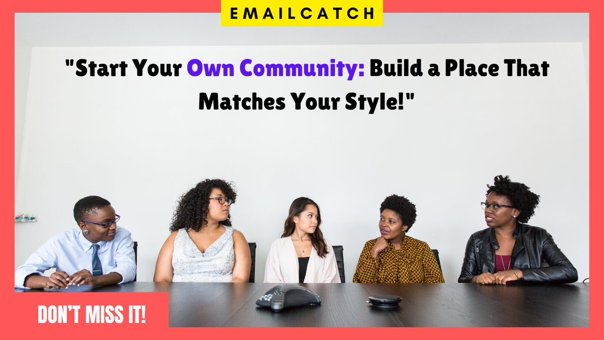 emailcatch's tweet photo. Are You to Struggling to Build Online Community?
Don't Worry. 

We introduce Professional Tool to Build Your Online Community and Connect Your Audience.

Don't Miss Out!👇
https://t.co/uQHWzx56tX

#business #CommunityService #onlinecommunity https://t.co/SU2FB6mInE