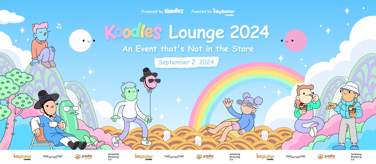 youngsun's tweet photo. We got event that's not in the store 🌈
Now no one can't hold us down 🏃‍♂️
Who's in town?

-

September 2, Seoul, Korea
Produced by @koodles_society 
Powered by Inkubator by @doodles 
https://t.co/q03sYviN0c https://t.co/NKclNhseHv