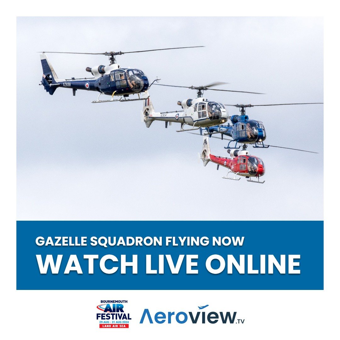 AeroViewTV's tweet photo. Don’t miss Gazelle Squadron taking flight at Bournemouth Air Festival 2024! @BmthAirFest 

Tune in to the live stream here: https://t.co/2qqOA07VVF

Photo by Paul Johnson/Flightline UK https://t.co/Fptgeeb7I9