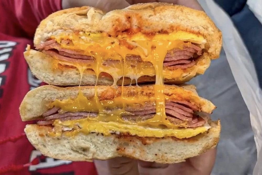 may I introduce you to the pork roll egg and cheese?