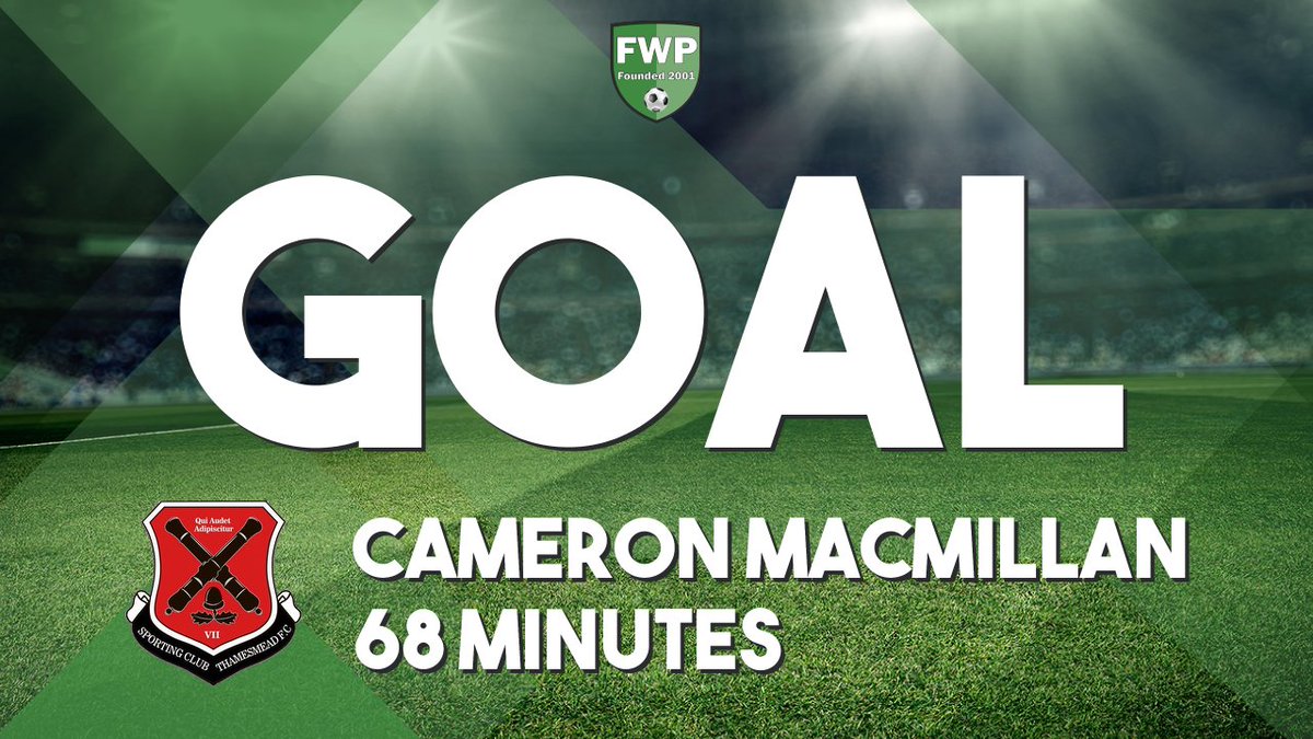 GOAL: SC THAMESMEAD 1-0 Lewisham Borough - Cameron Macmillan (68') fwp.co/AeHjaz