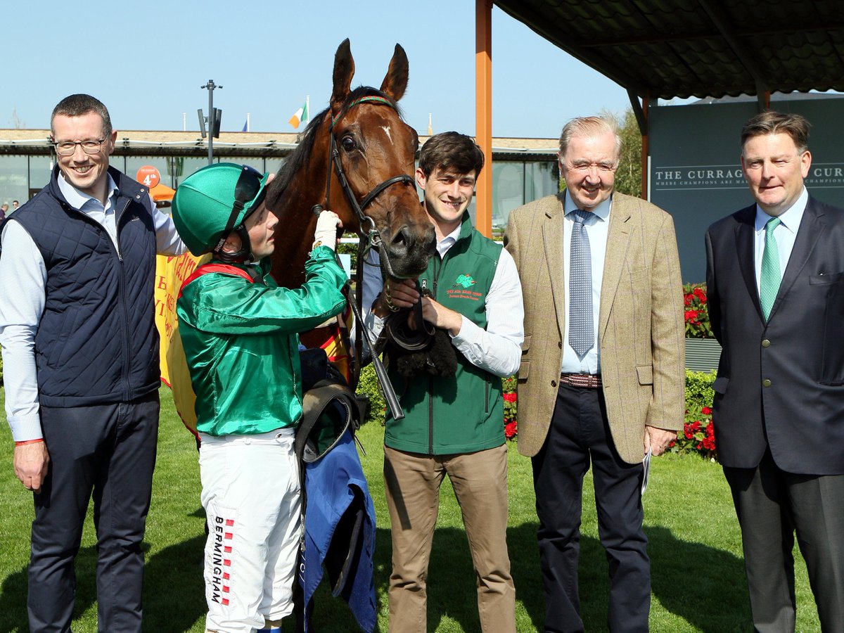 AgaKhanStuds's tweet photo. 🏆 A 1-2 in the Gr.3 Snow Fairy Fillies Stakes @curraghrace for the Aga Khan Studs, as #Tarawa is victorious ahead of #Hanalia (#SeaTheStars).
It's a first Group success for the daughter of Shamardal, who finished fourth to #Tahiyra in last year's Gr.1 Irish 1000 Guineas. 🟢🔴 https://t.co/MgKzf8632g