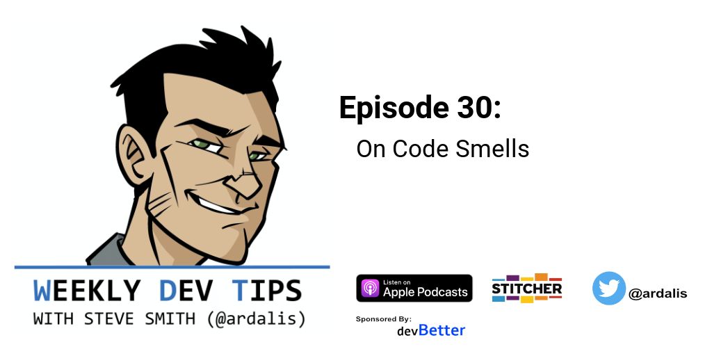weeklydevtips's tweet image. Weekly Dev Tips:
On Code Smells bit.ly/3SH1yk2
#WeeklyDevTips #CodeSmells
