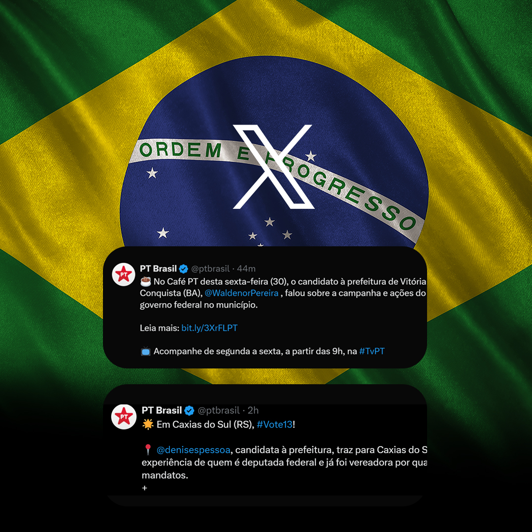 cb_doge's tweet image. BREAKING: Brazil President Lula's own political party continues using 𝕏 despite suspension orders.