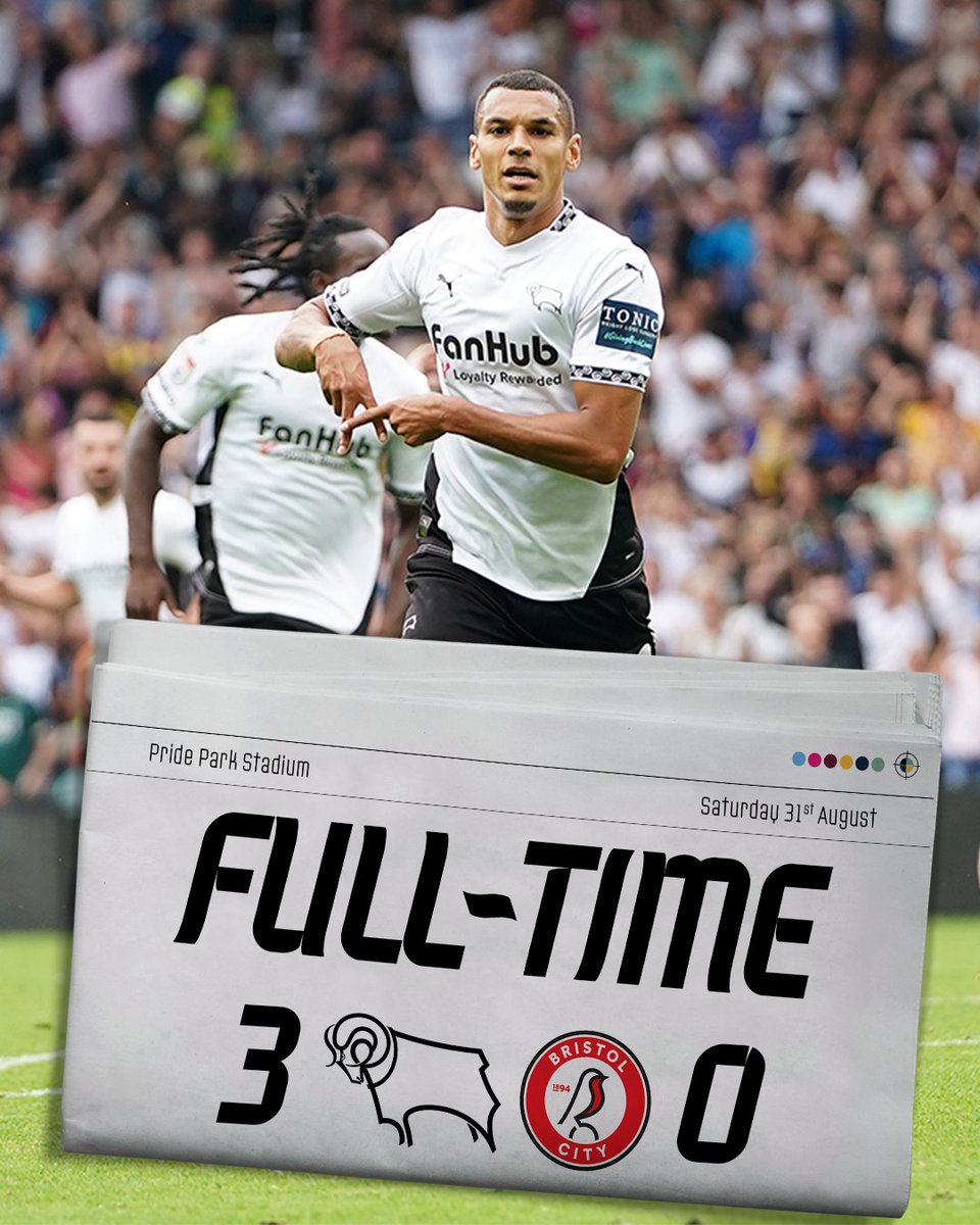 The PERFECT Saturday at Pride Park! 😍