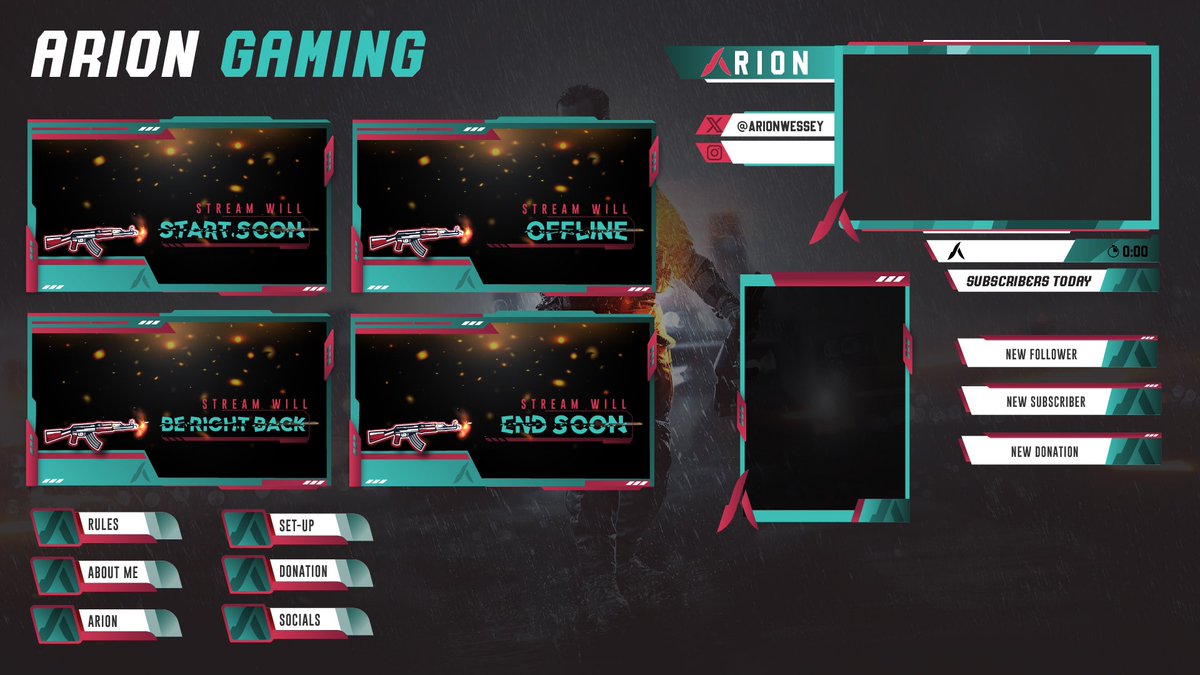 I wanna say a massive shoutout to <a href="/AmayahHarper/">Ａｍａｙａｈ Ｈａｒｐｅｒ</a> for doing these amazing graphics for my Twitch twitch.tv/Wessey_

Will definitely be using these in my future streams! Be sure to follow Amayah and if you are looking for a designer she’s the one!