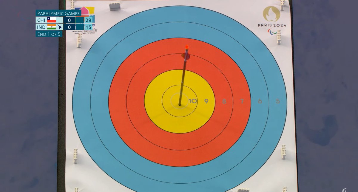 TheKhelIndia's tweet image. Sheetal Devi starts the match with Perfect 10
