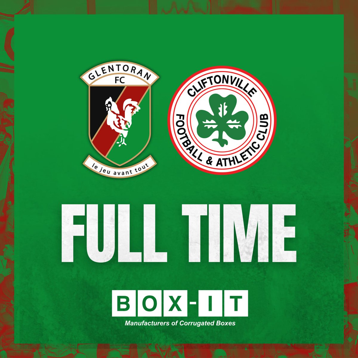 Glentoran FC tweet media