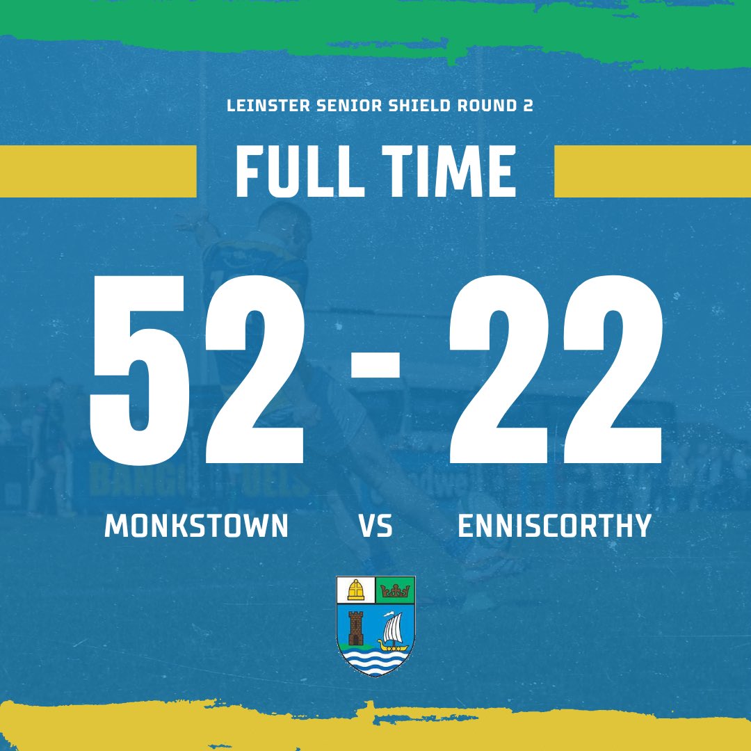 Full Time in Lakelands for Leinster Senior Shield Round 2. 

#WantheTown