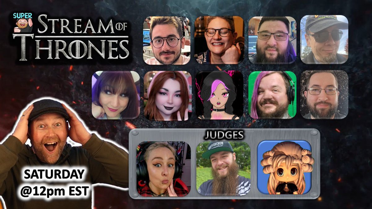 **Last Stream** 

⭐APPLYING FOR PARTNER!⭐Giveaways, Guests &amp; Giveaway

Giveaways every hour! 💖LIVE NOW 💖 twitch.tv/supermurgantro… #supercrew