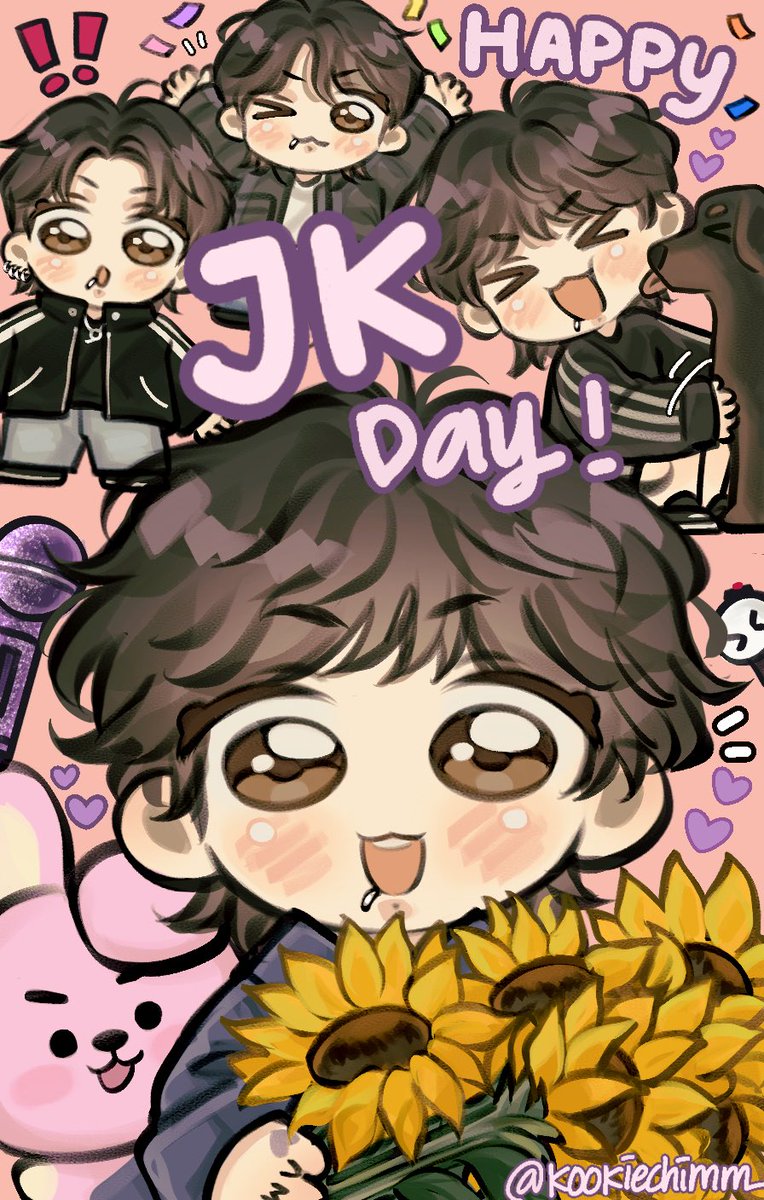 ⋆⭒˚.⋆ #HAPPYJKDAY ⋆⭒˚.⋆

 ˗ˏˋ 🎀🐰★ ˎˊ˗ 

happy jungkook day!💜🥺