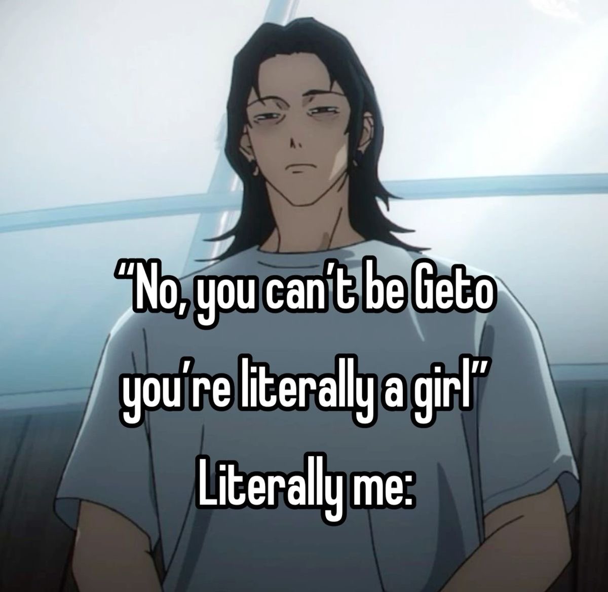 yujiglow's tweet image. My gender is geto