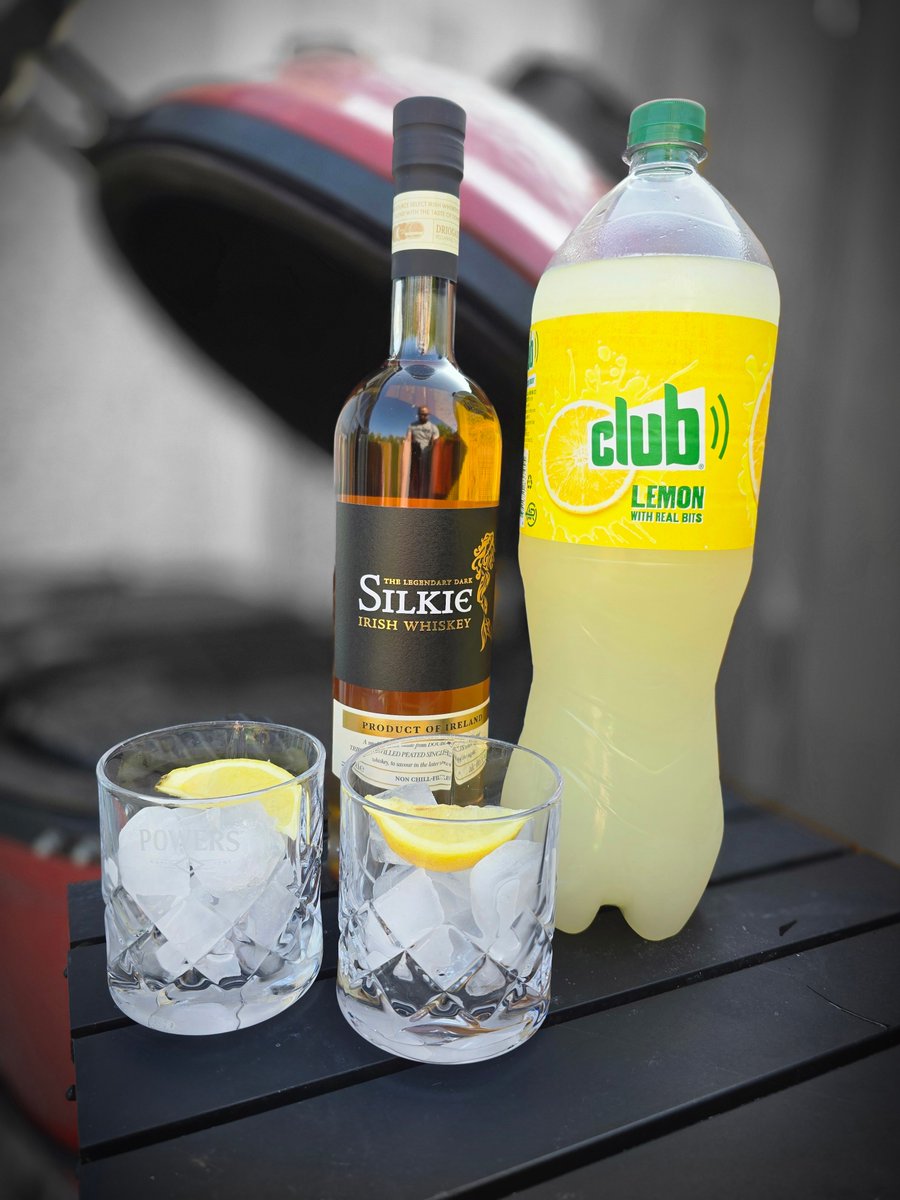 Time to celebrate the first day of summer on the last day of summer!! This calls for a dark <a href="/SilkieWhiskey/">Silkie Whiskey</a> and lemon!! #cheers #bbq